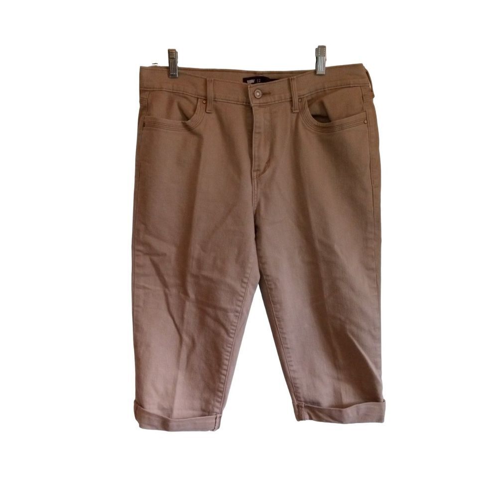 Levi's Women size 12‎ Classic Chino Capri Stretch Pants